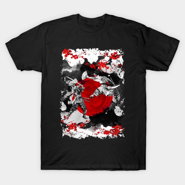 Samurai Fighting T-Shirt by juyodesign